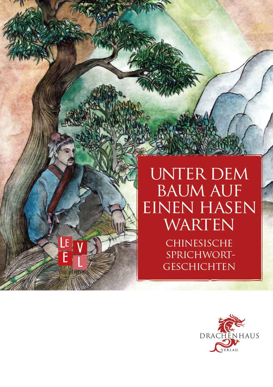Unter dem Baum auf einen Hasen warten