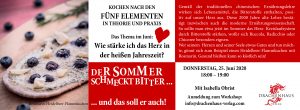 Heidelbeer-Rosmarin-Flammkuchen, Glücksrezepte, Drachenhaus Verlag